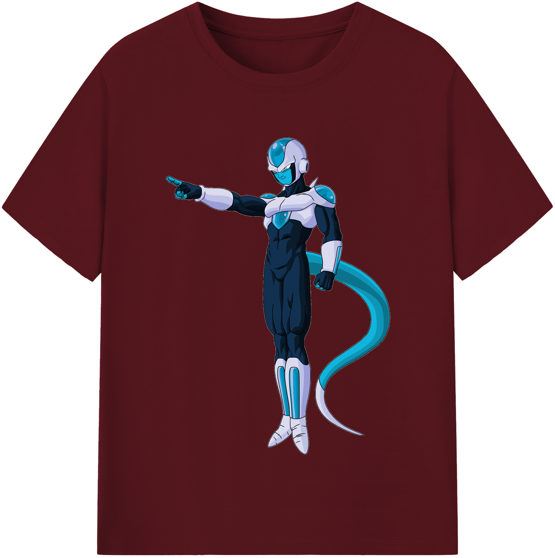 （画像用） ドラゴンボール フリーザ DRAGON BALL Frieza 綿100％半袖Tシャツ（フロントプリント）